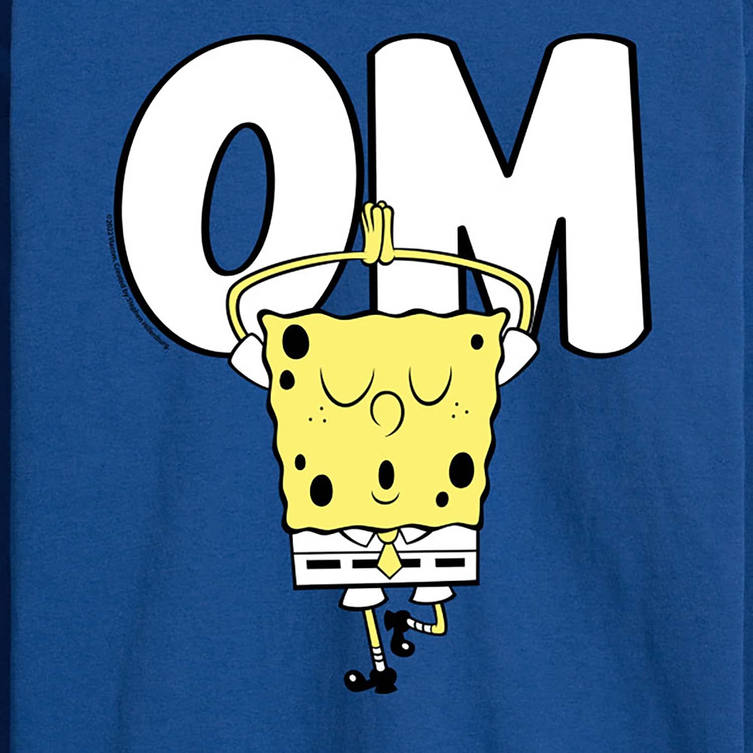 Spongebob Squarepants Men's Long Sleeve Yoga T-Shirt - Funny Cartoon Graphic Tee for Workout & Casual Wear