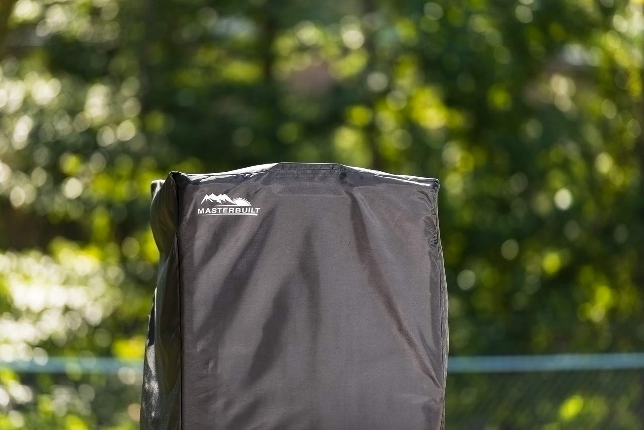 Masterbuilt 40-Inch Electric Smoker Cover - Waterproof & UV Resistant Protection for Outdoor Grilling & BBQ Accessories - Perfect for Backyard Cooking, Camping & Tailgating