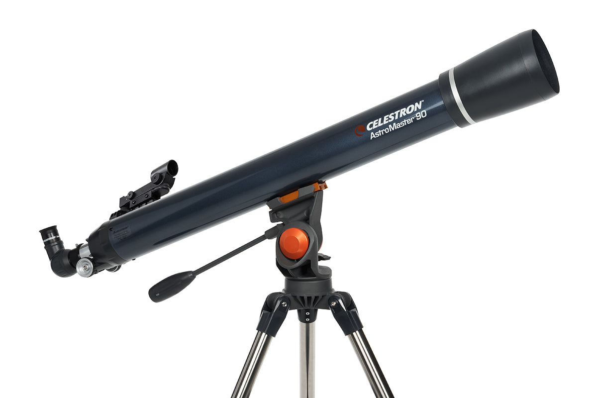AstroMaster 90AZ Telescope - Refractor Telescope for Adults & Beginners, 90mm Aperture, Portable Astronomy Equipment for Stargazing, Moon & Planet Viewing - Perfect for Backyard, Camping & Outdoor Adventures