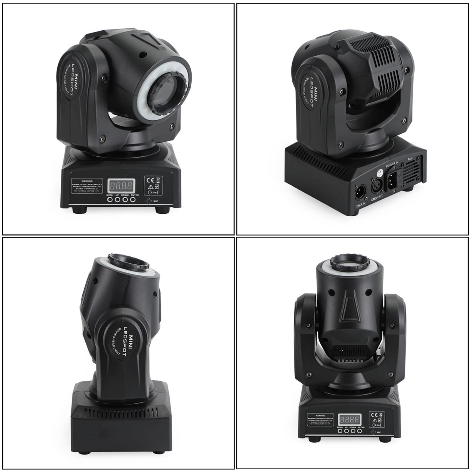Professional 100W LED Moving Head Light with DMX512, RGBW & GOBO Effects - Perfect for DJ Disco, Stage Shows, and Nightclub Lighting Performances