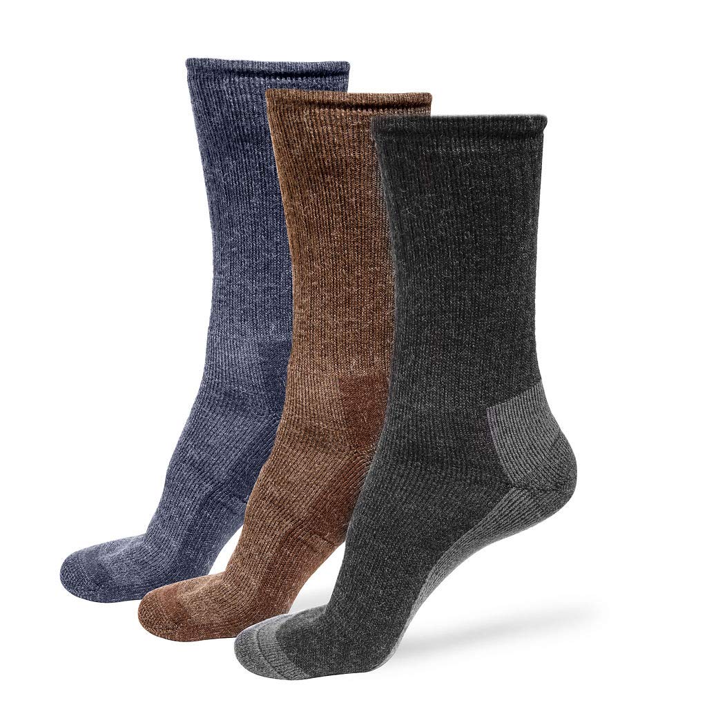 Premium American Mammoth Alpaca Wool Socks for Men & Women - Ultra Soft, Warm & Breathable Hiking & Dress Socks for Outdoor Adventures & Office Wear