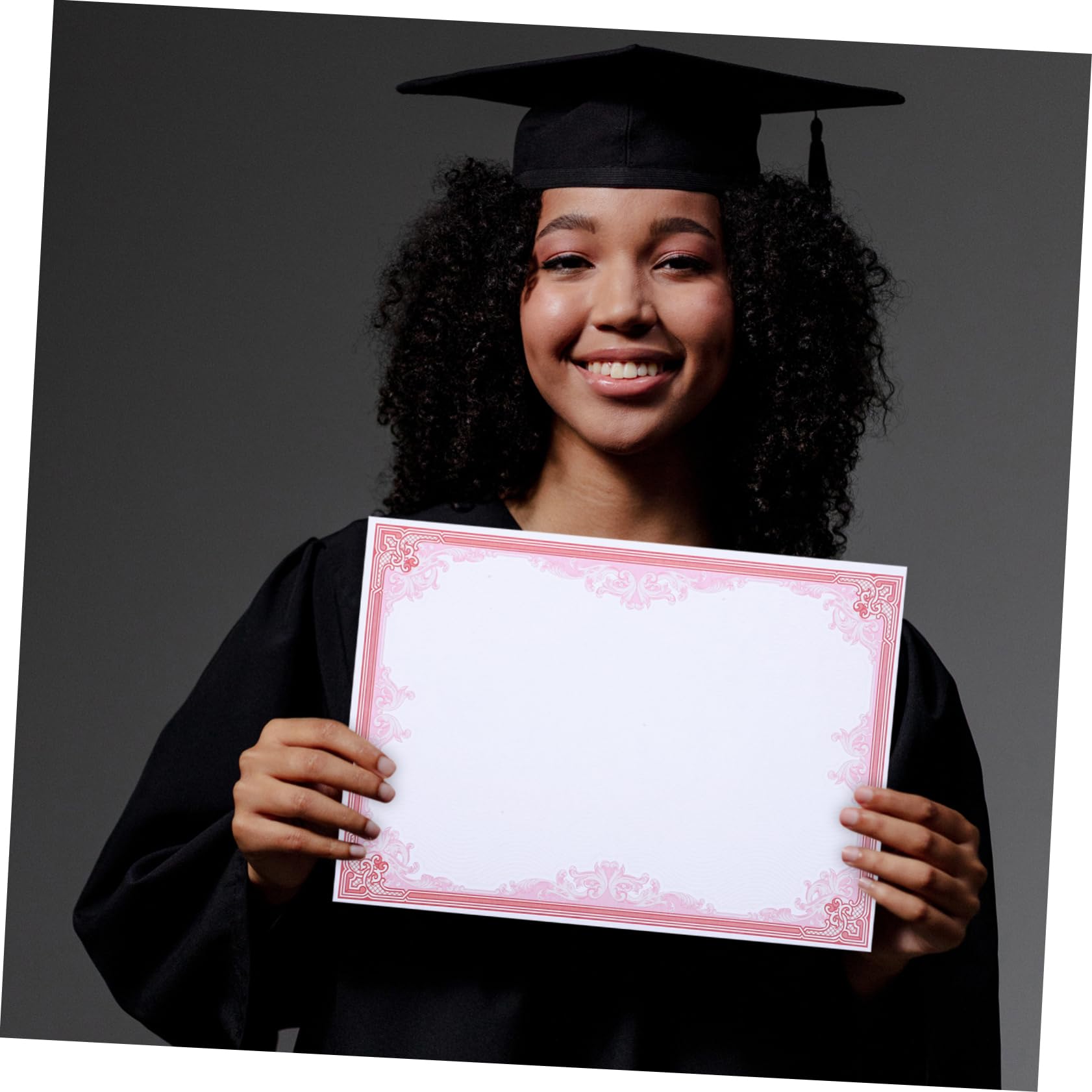 DIYEAH 150 Sheets Blank Honor Certificate Paper - Gold Foil Achievement Diplomas for Awards, Graduation & Recognition Ceremonies - Premium Quality for Schools, Offices & Special Events