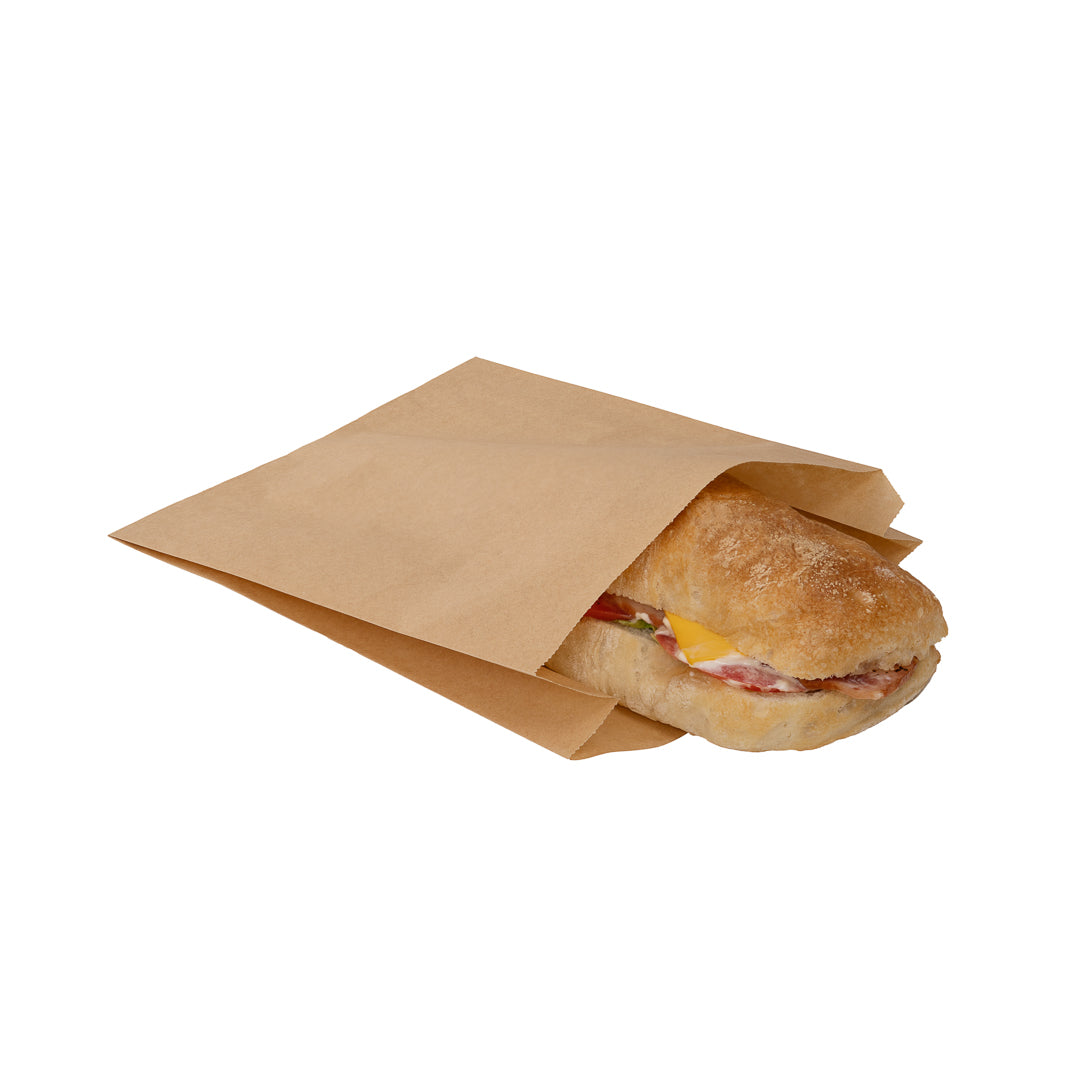 Eco-Friendly Silicone Coated Kraft Paper Sandwich & Snack Bags - 7