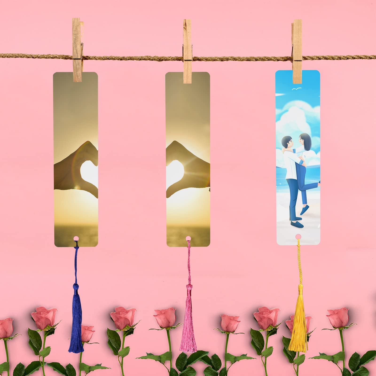 30 Pcs DIY Sublimation Blank Bookmarks - 5.9