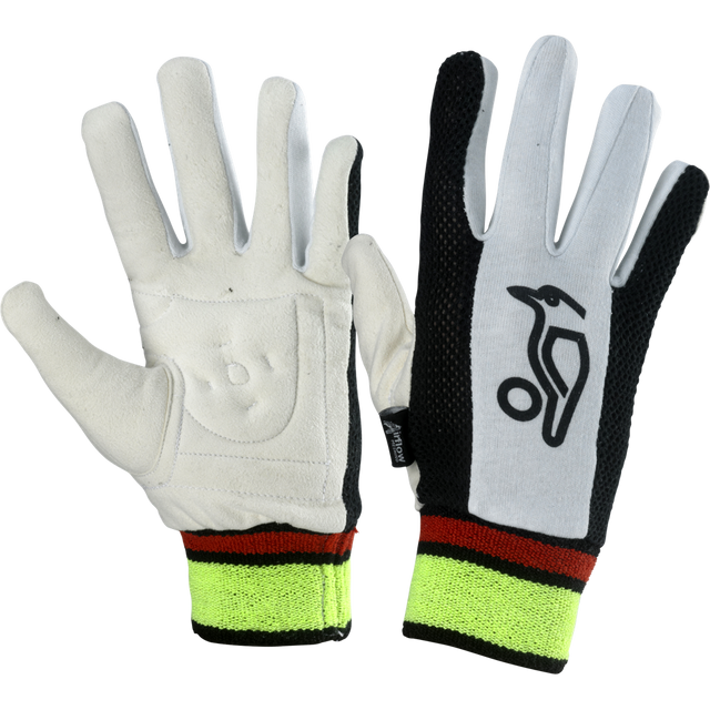 Kookaburra Chamois Padded Adult Cricket Wicket Keeping Inner Gloves - Premium Wicketkeeper Gloves for Cricket Practice & Matches - Perfect for Training, Games & Professional Play