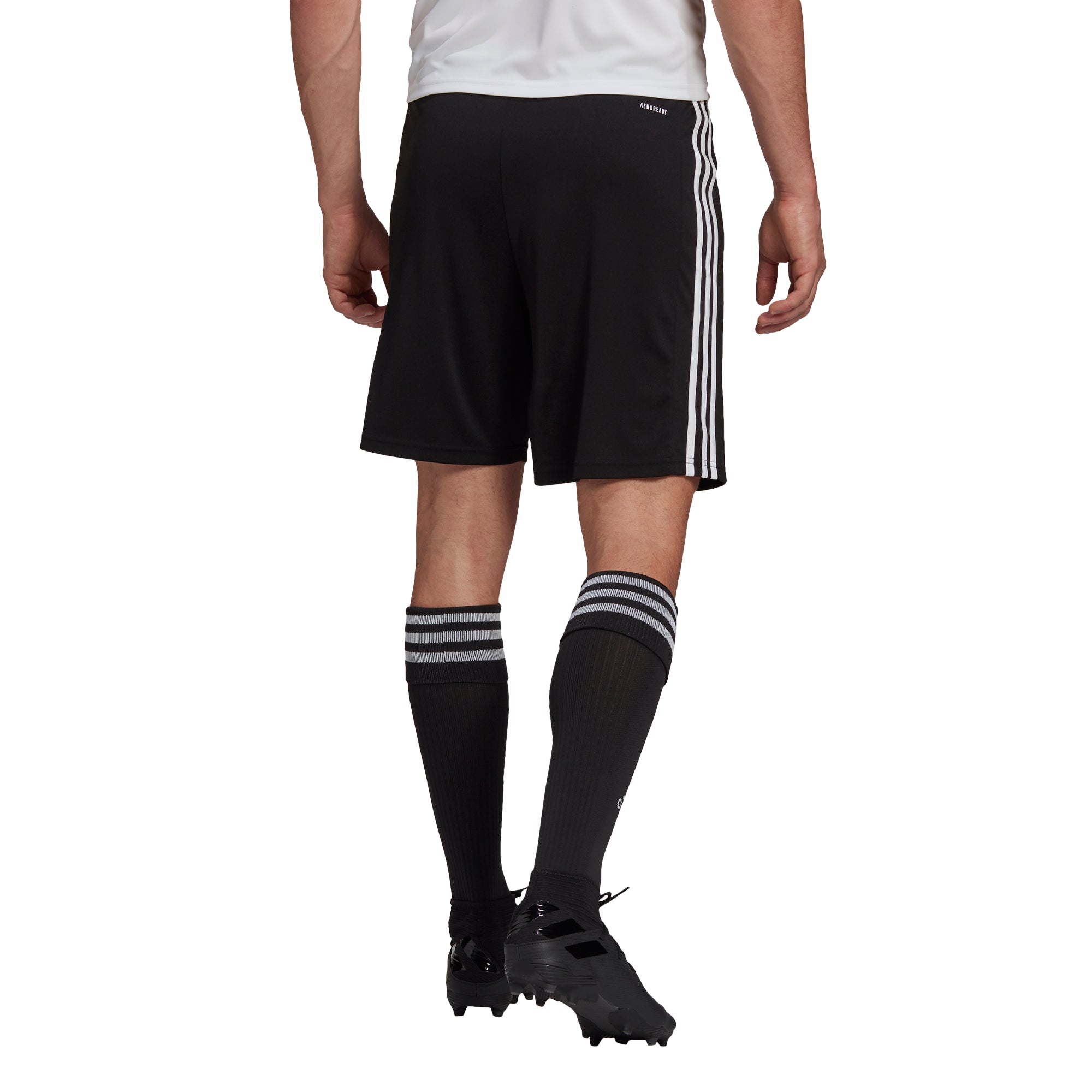 Adidas Youth Squadra 21 Athletic Shorts - Black/White - Breathable Comfort for Sports & Casual Wear - Perfect for Soccer, Running, and Gym Workouts