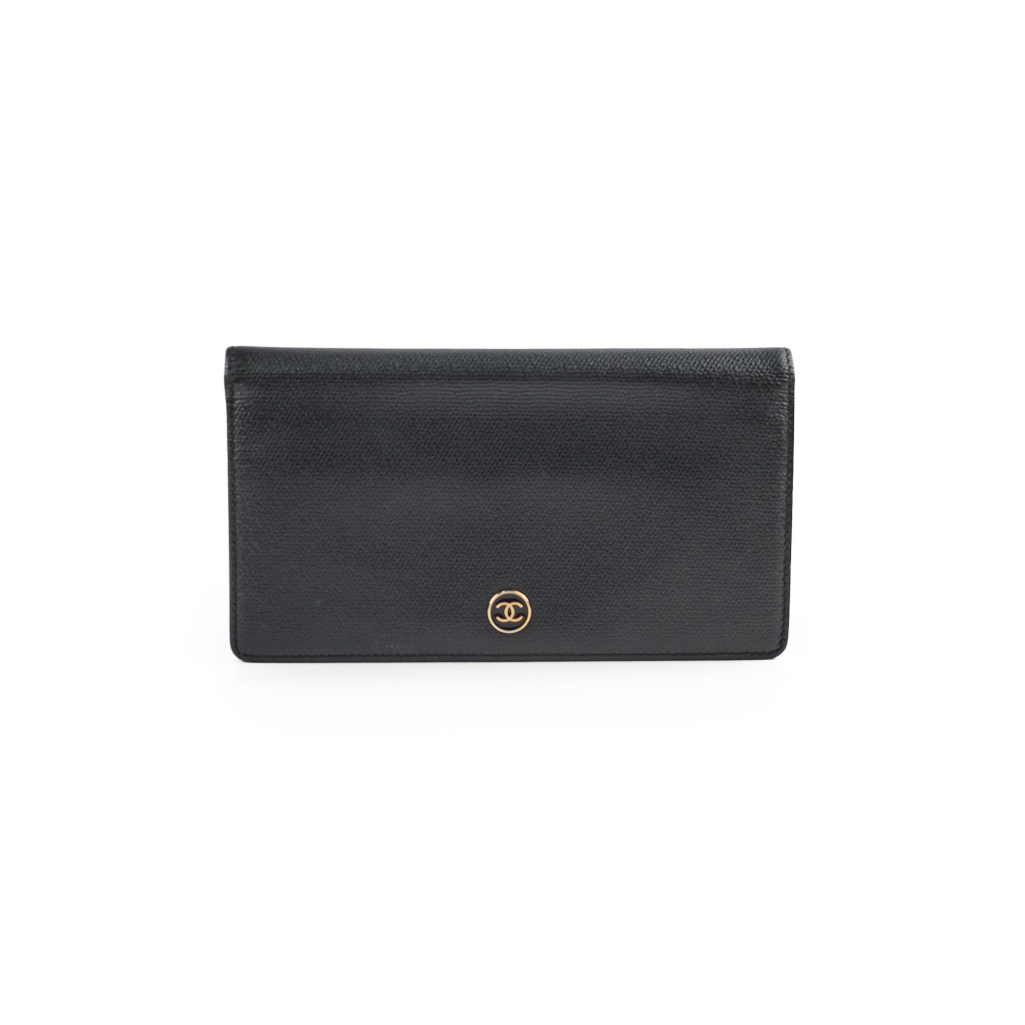 Chanel Black Long Wallet for Women | Genuine Leather Luxury Wallet | Perfect for Everyday Use & Special Occasions