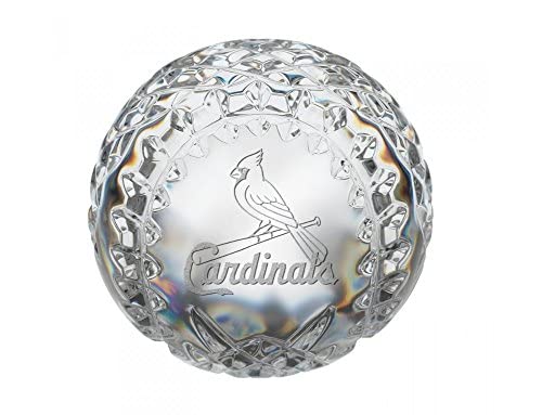 Waterford Crystal St Louis Cardinals Baseball Collectibles - Premium Handcrafted Glass Figurines for MLB Fans & Sports Memorabilia Collectors - Perfect for Home Display, Gifts & Sports Themed Decor