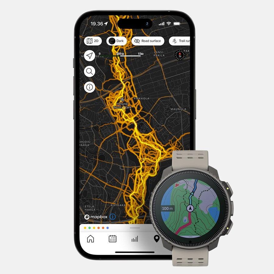 Suunto Vertical Solar GPS Watch - Stainless Steel or Titanium - Outdoor Adventure, Hiking & Fitness Tracking - Perfect for Camping, Running & Water Sports
