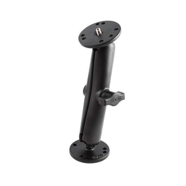RAM B Size Camera Mount with Long Arm (RAM B 101U C A) - Durable Universal Camera Holder for DSLR, Camcorder, Action Cam - Perfect for Vlogging, Filmmaking, and Outdoor Photography