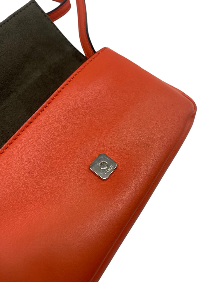 Authentic Fendi Nappa Leather Micro Baguette Bag - Luxury Designer Crossbody Purse for Women | Perfect for Parties, Date Nights & Special Occasions