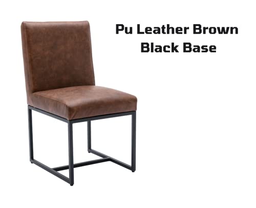 Pu Leather Brown & Black Leg