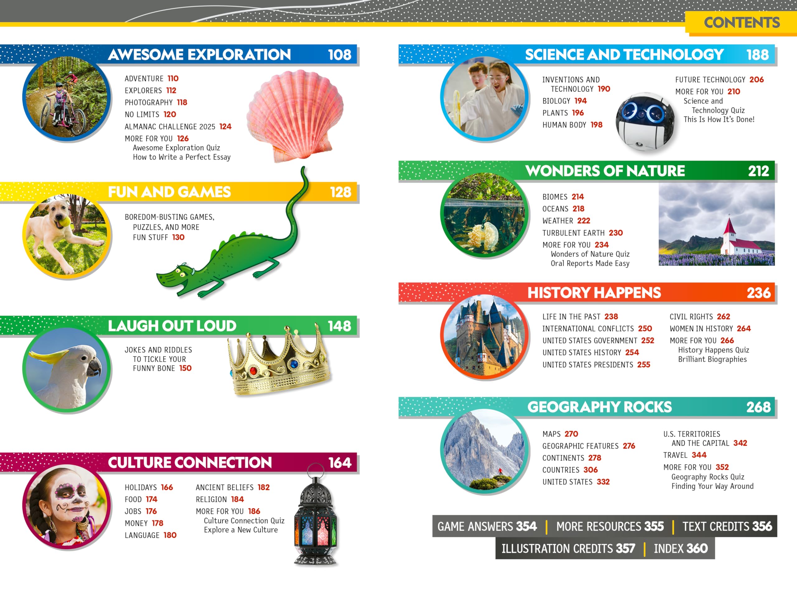 National Geographic Kids Almanac 2025 - Fun Facts & Educational Book for Children | Perfect for Homeschooling, Classroom Learning & Gift Giving