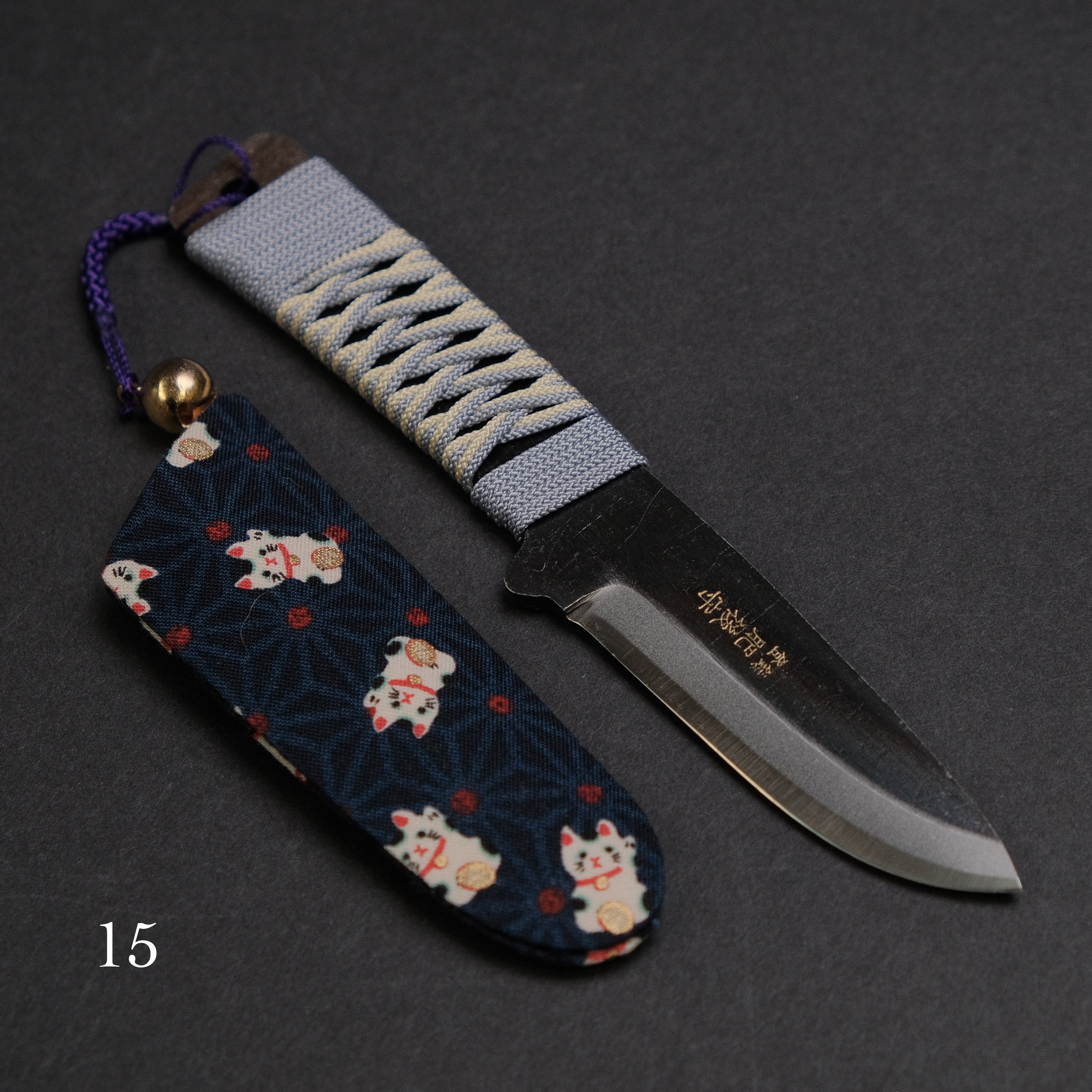 Higonokami Kogatana Japanese Fixed Blade Knife 155mm - Traditional Folding Pocket Knife for Outdoor, Camping & EDC (Multiple Colors Available)