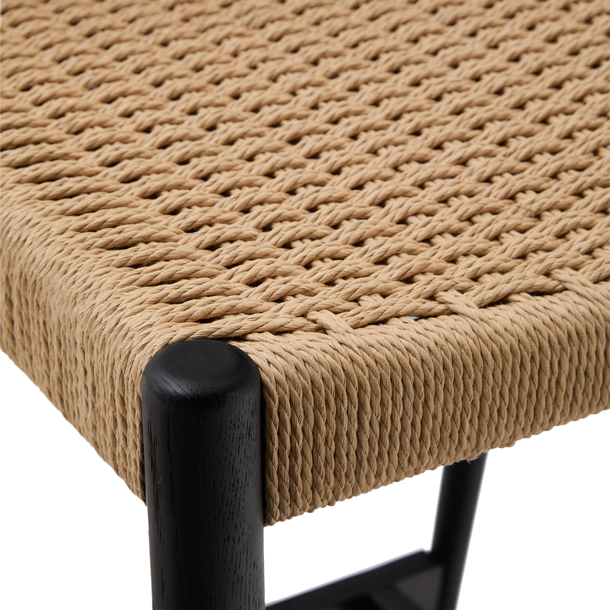 Kave Home Analy Stool - Modern Bar Stool with Metal Frame & Wooden Seat - Perfect for Kitchen Island, Breakfast Bar & Home Decor