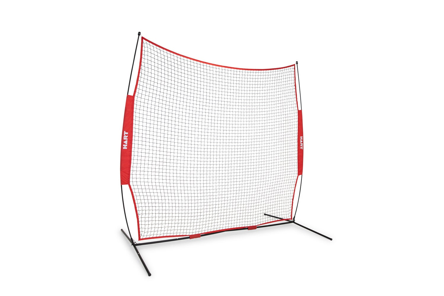 HART Sports Barrier Net 2.4m x 2.4m - Heavy Duty Practice Net for Baseball, Soccer, Golf - Perfect for Backyard Training & Field Protection