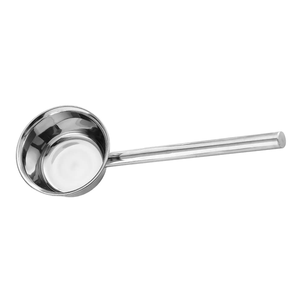 Cabilock Stainless Steel Ladle - Long Handle Kitchen Water Scoop for Cooking, Soup Serving, and Liquid Transfer