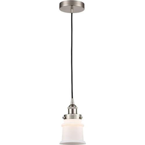 Brushed Satin Nickel / Matte White