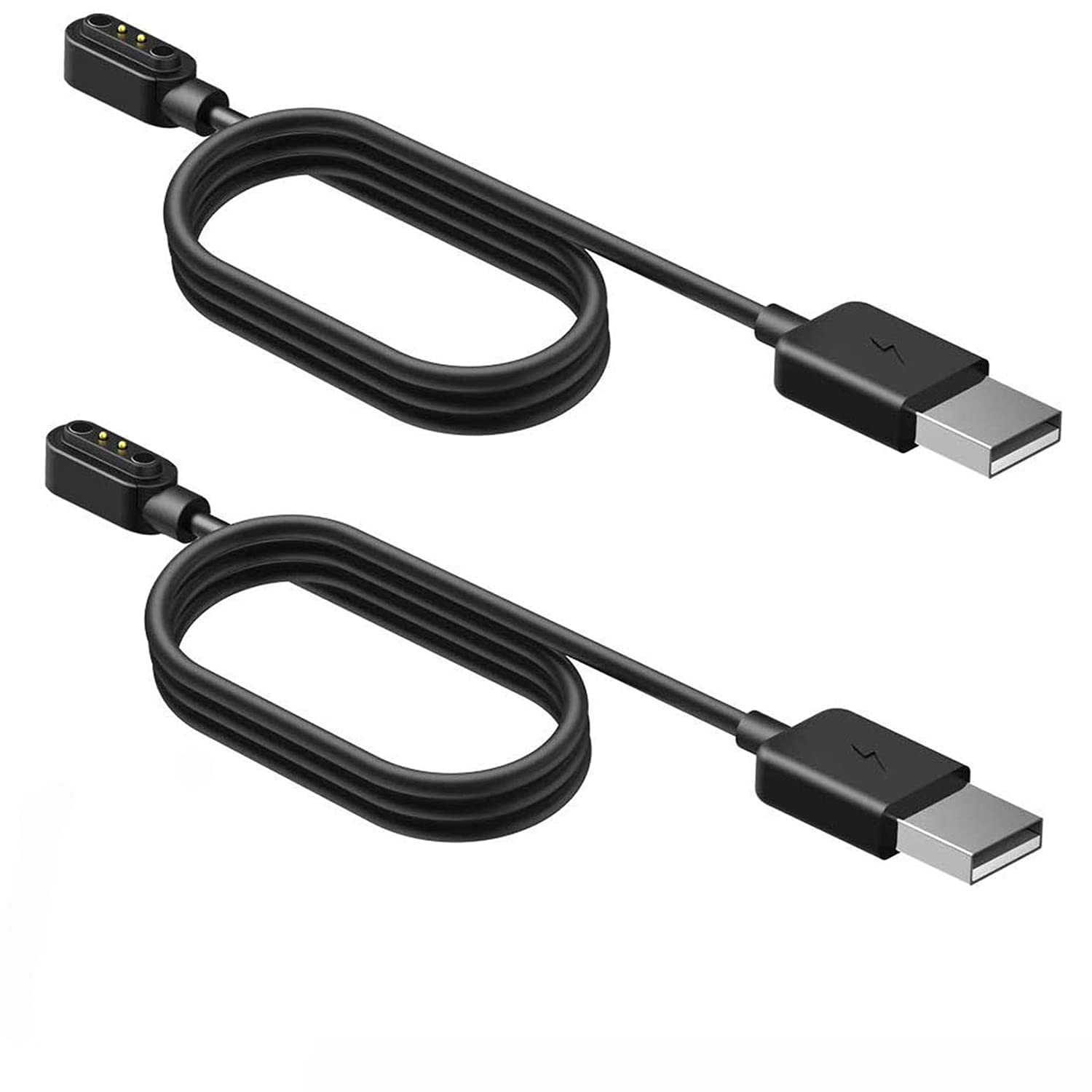 Sekonda Flex Smart Watch Charger - 2 Pin Magnetic USB Replacement Charging Cable Compatible with Sekonda Flex Women's 42mm Smartwatch | Perfect for Home, Office & Travel Use