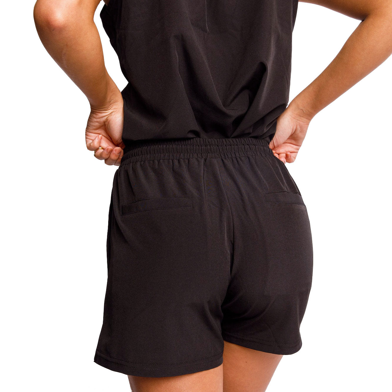 Calliope NYM Black Women's Two Piece Romper - Stylish Summer Outfit for Beach, Vacation & Casual Wear