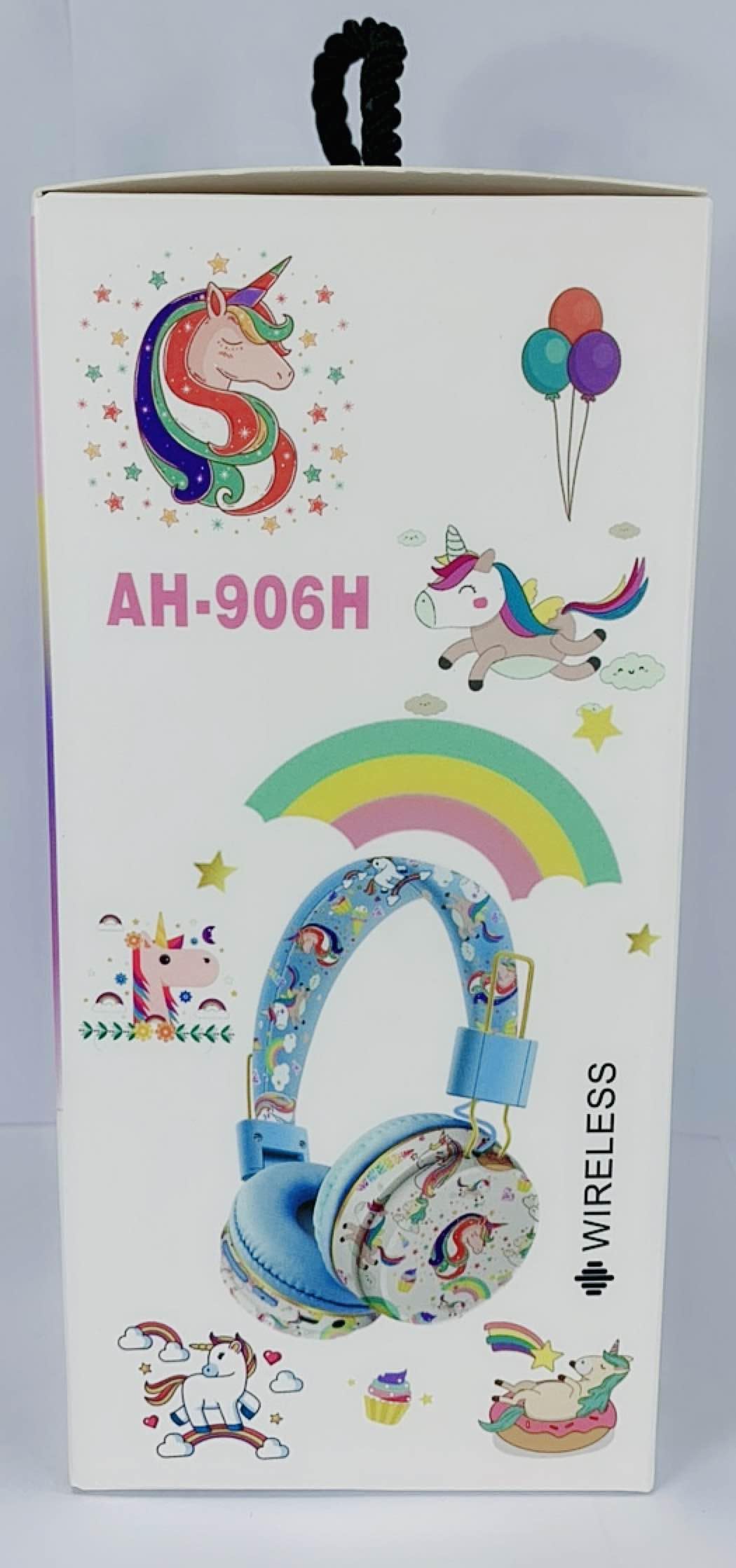 **Wireless Unicorn Headphones for Girls - Bluetooth Kids Headphones with Microphone, Adjustable Over-Ear Toddler Headphones for Ages 2+, Compatible with iPad/Fire Tablet (Purple) - Perfect for School, Travel & Home Learning**