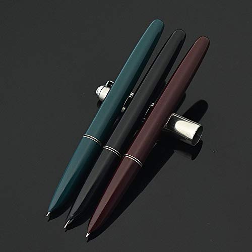 Zhongjiuyuan 9-Piece Set (3 Random Colors) 616 Carbon Fiber Fountain Pen - Premium Handwriting Pen for Office, Business & Stationery - Perfect for Writing, Journaling & Gift Giving
