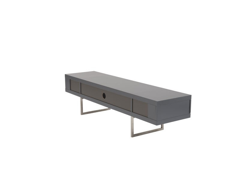 EURO Miranda 63-inch TV Stand with Storage Shelves - Modern Entertainment Center for Living Room, Bedroom & Home Theater