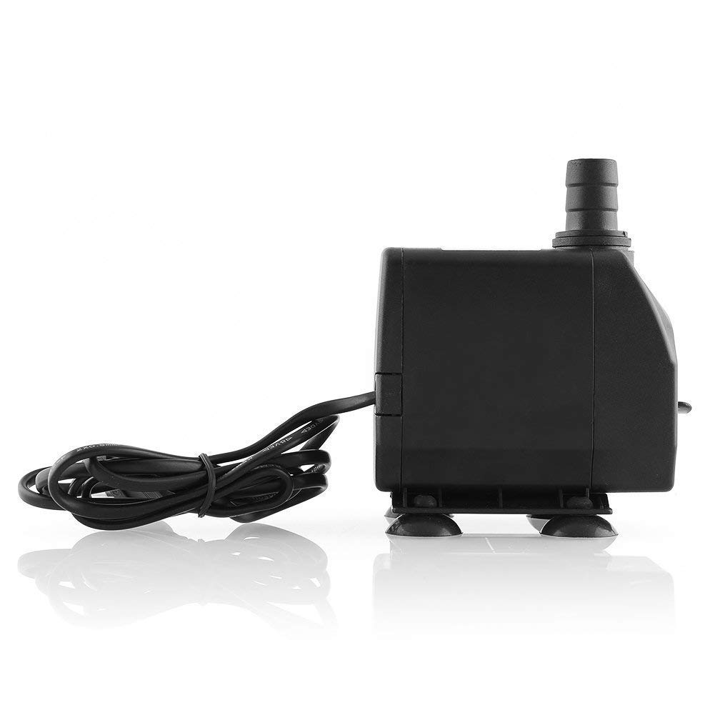 15W & 60W Submersible Water Pump for Aquariums, Tabletop Fountains, Ponds & Hydroponic Systems - Quiet & Energy Efficient Water Circulation Pump for Indoor/Outdoor Decoration