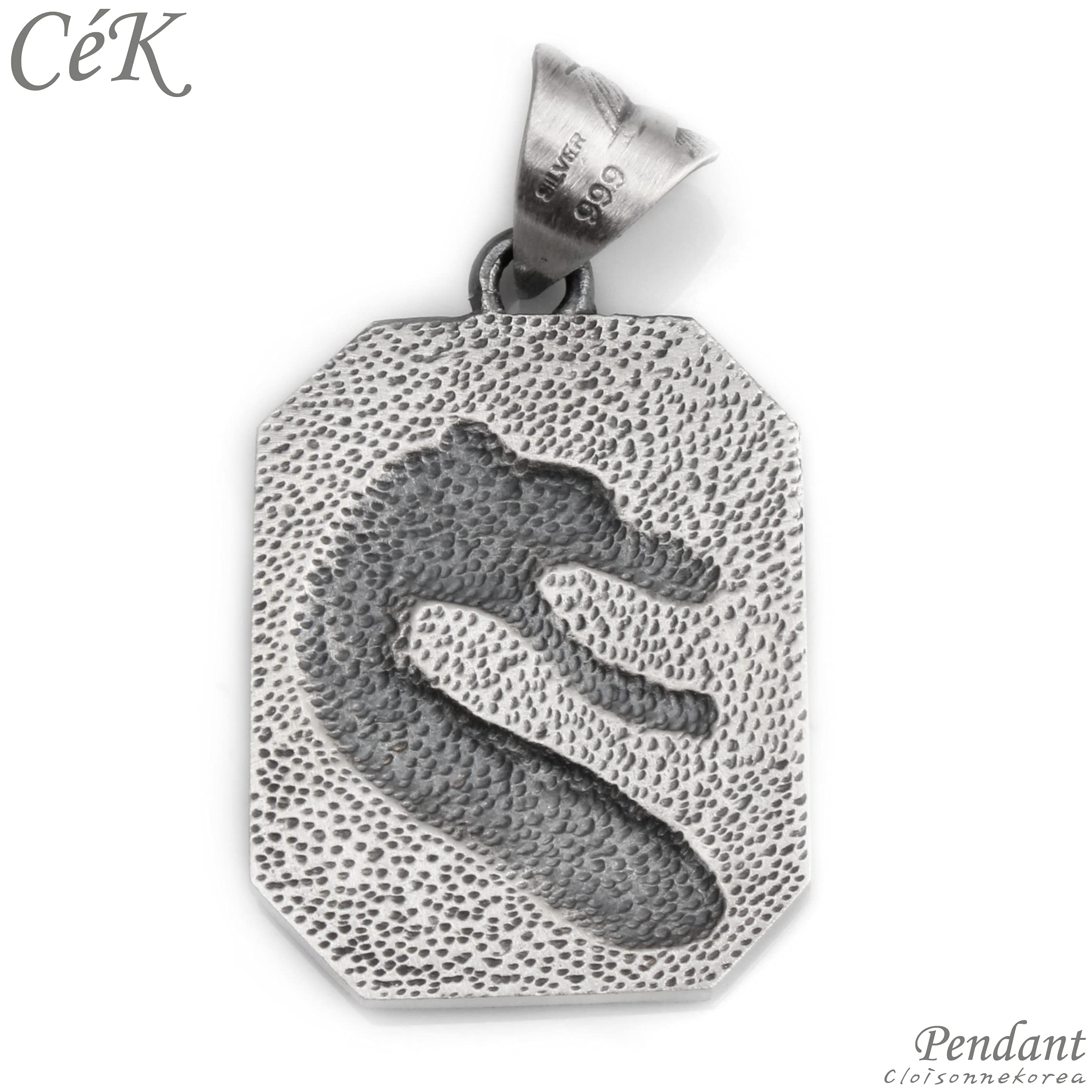 Sterling Silver Dragon Pendant Necklace - Antique Edition CéK 3774SNM | Elegant Jewelry for Women, Perfect Gift for Birthday, Anniversary & Special Occasions