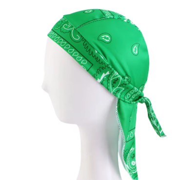 Stylish Biker Durag with Paisley Bandana Design - Comfortable & Breathable for Motorcycle Riders - Perfect for Cycling, Workouts, and Urban Fashion