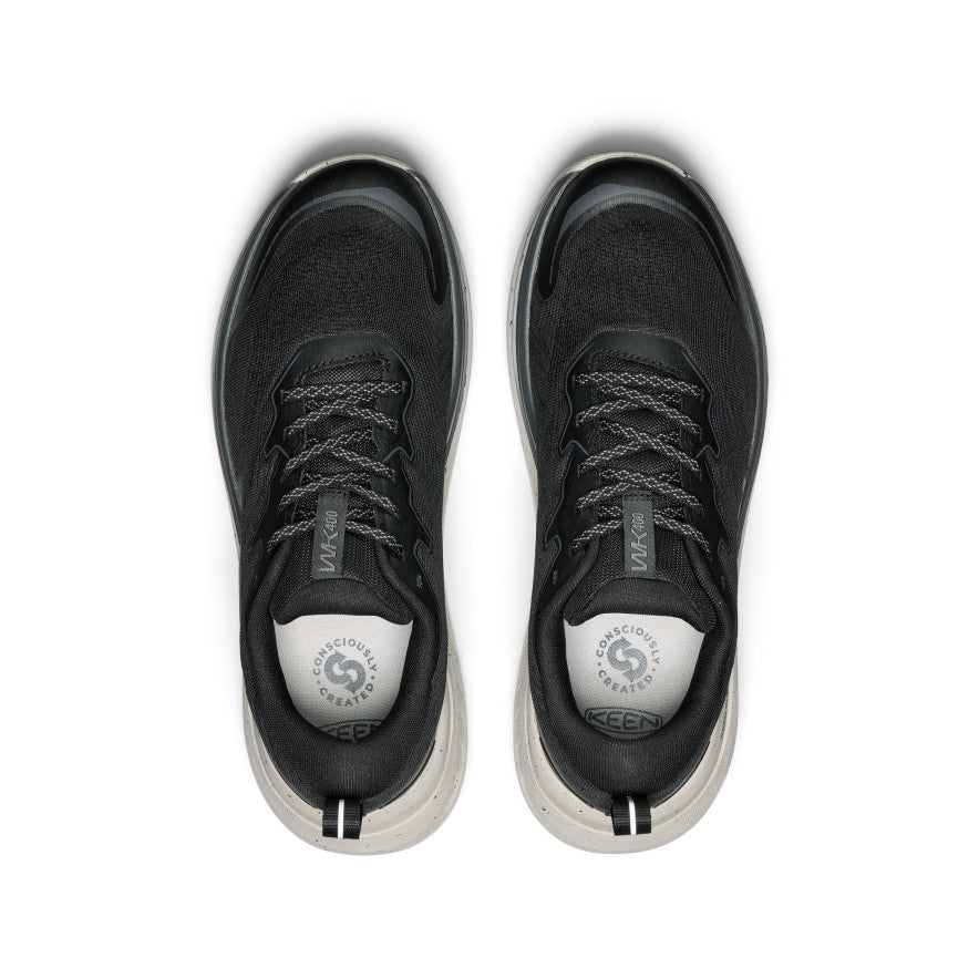Men's WK400 II Walking Shoes - Lightweight Comfortable Athletic Sneakers for Men | Black/Vapor | Perfect for Walking, Running & Casual Wear