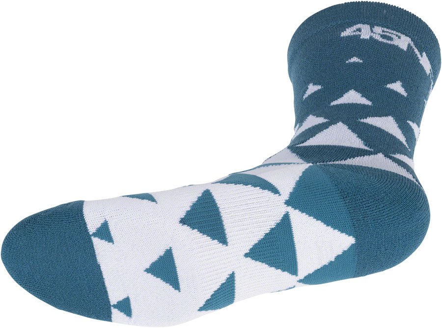 45NRTH Morph Midweight Wool Socks for Men & Women - Warm Thermal Hiking, Skiing & Winter Outdoor Activities - Teal, Small