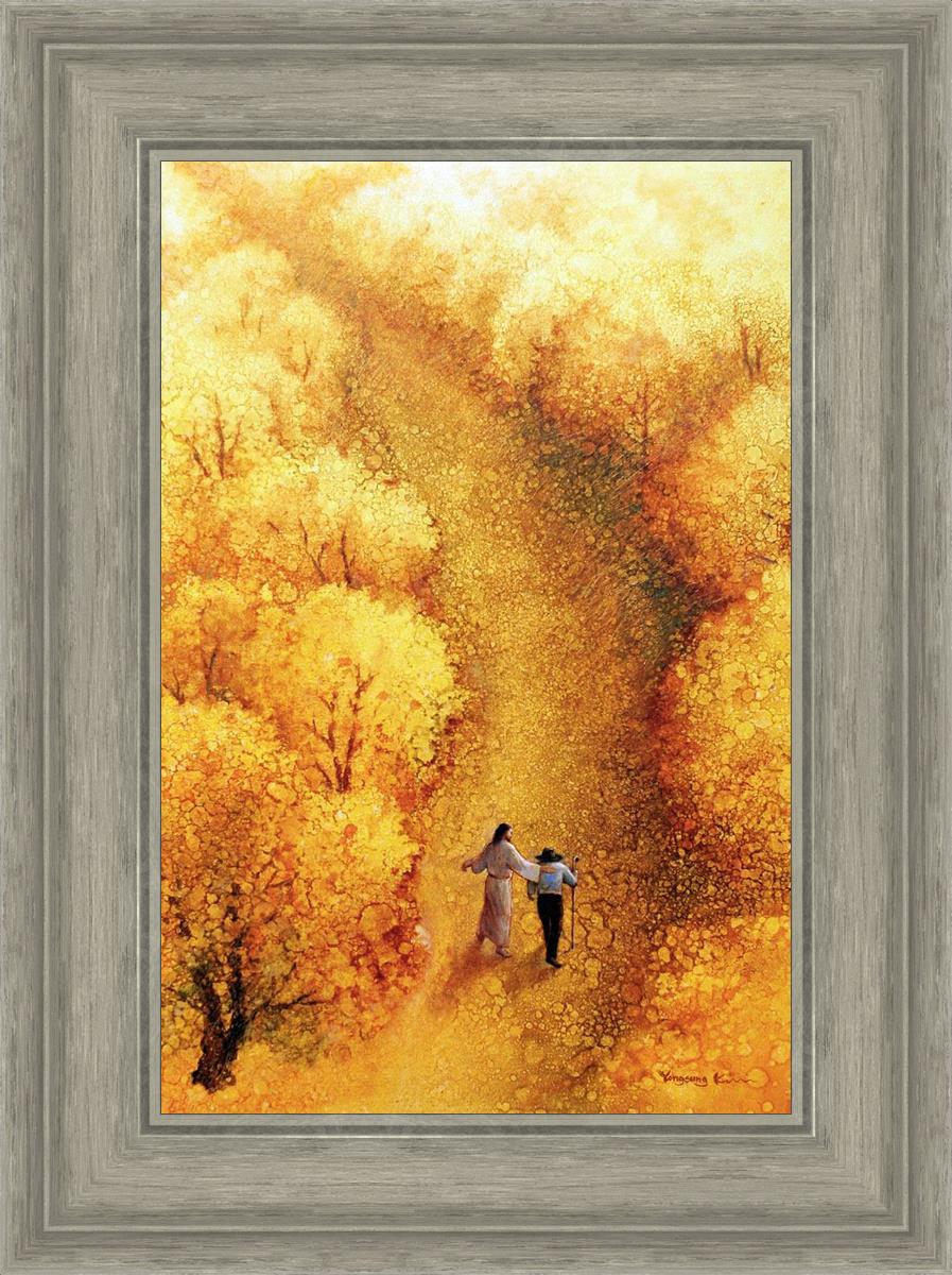 By Your Side - Heartwarming Art Print by Yongsung Kim | Christian Home Decor, Wall Art for Living Room & Bedroom | Perfect Gift for Weddings, Anniversaries & Housewarming