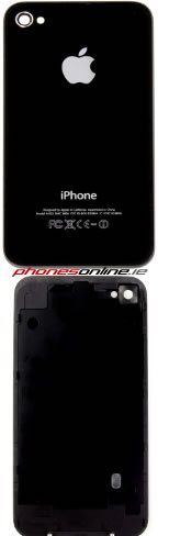Original iPhone 4S Back Cover Case - Slim Protective Hard Shell for Apple iPhone 4S - Matte Black - Perfect for Everyday Use, Travel & Work Protection