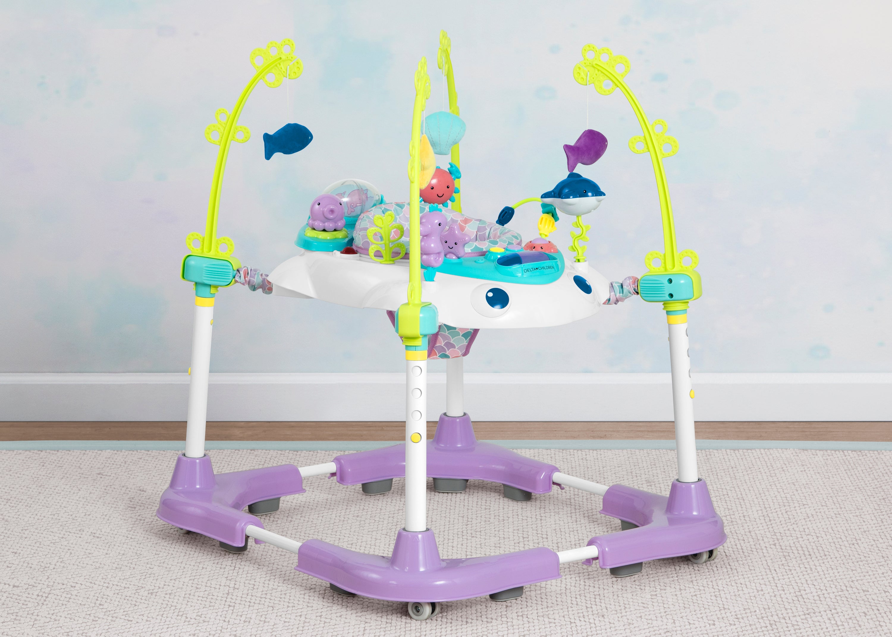 Deluxe Bounceroo Learn2Walk Baby Walker - Interactive Infant Activity Center for Early Walking Development - Perfect for Playtime & Learning at Home