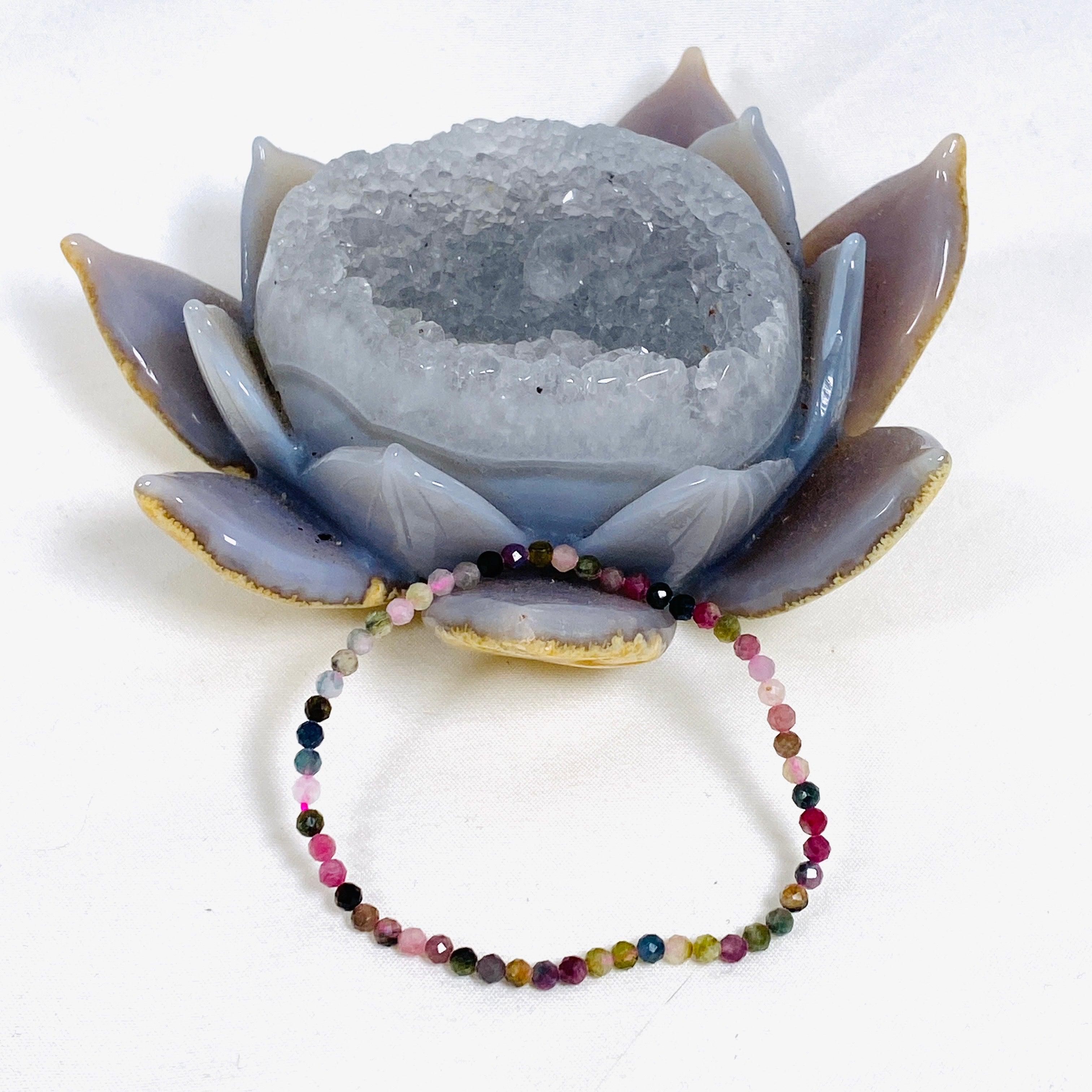 Healing Gemstone Beaded Bracelet for Women - Natural Stone Energy Jewelry for Stress Relief & Positive Vibes | Perfect for Yoga, Meditation & Everyday Wear
