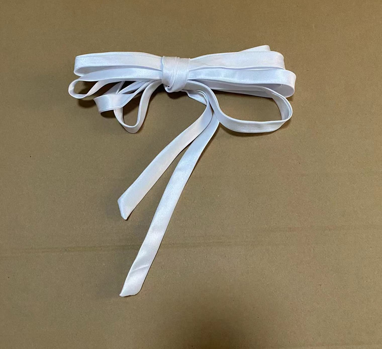 Elegant Lace-Up Satin Ribbon Tie for Wedding Dresses - Adjustable 140