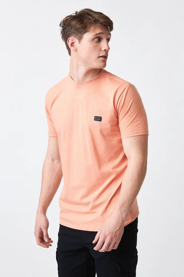 Billabong All Day Tee - Soft Cotton Men's T-Shirt in Salmon Color - Perfect for Casual Wear, Surfing & Beach Outfits