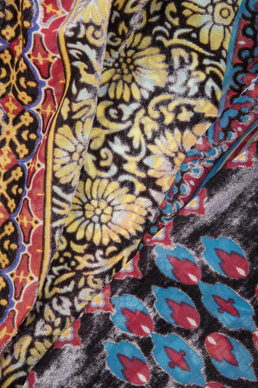 Bohemian Velvet Kimono Robe for Women - Soft & Luxurious Loungewear for Spa, Yoga, and Relaxation at Home