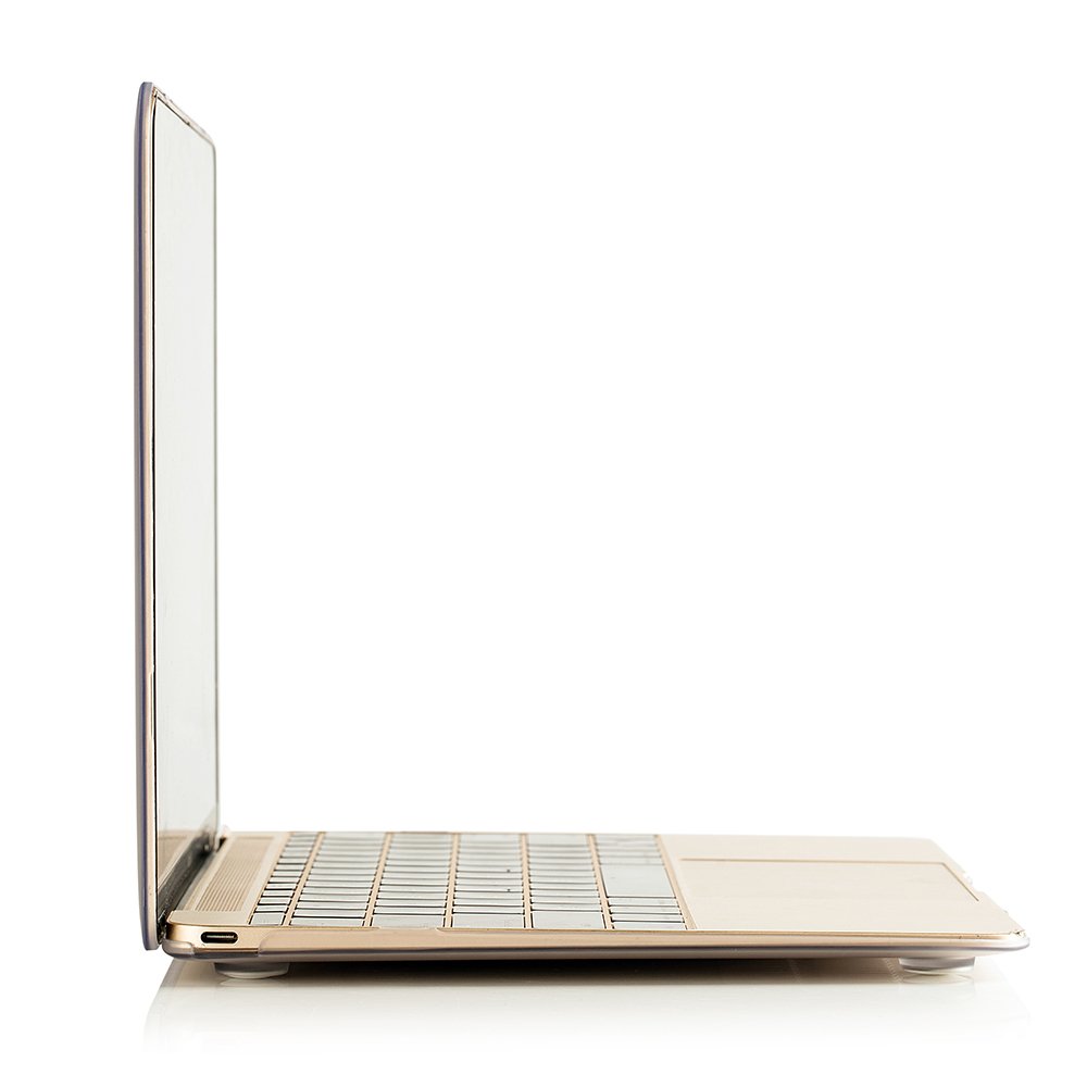 Slim Frost Clear Hard Shell Protective Case for MacBook 12 Inch A1534 | Lightweight Snap-On Cover | Perfect for Work, Travel & School Protection