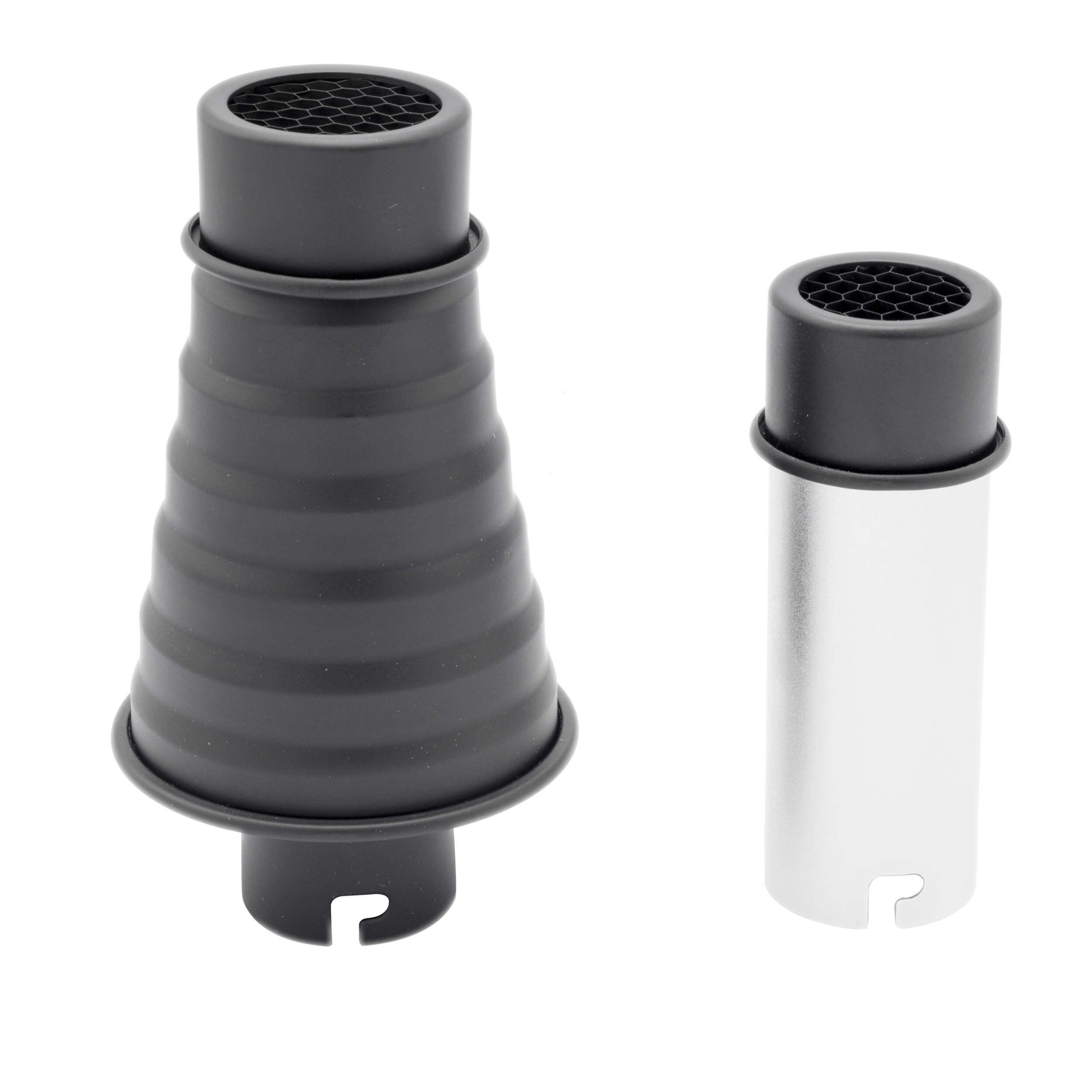 Godox AD200/AD200PRO/AD200PROII Conical & Cylindrical Snoot with Honeycomb Grid - Perfect for Studio & Portrait Photography Lighting Control