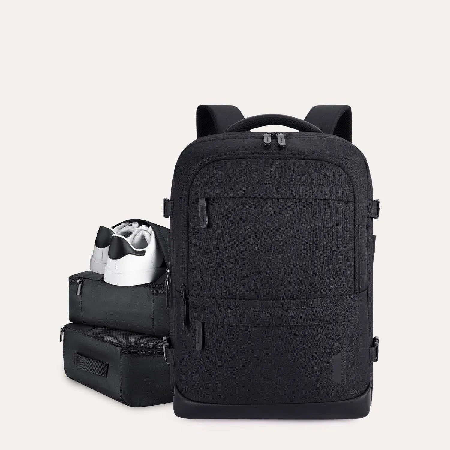Falco 40L Expandable Airline Approved Carry On Travel Backpack - Waterproof Laptop Backpack for Business Travel, Weekend Trips & Commuting