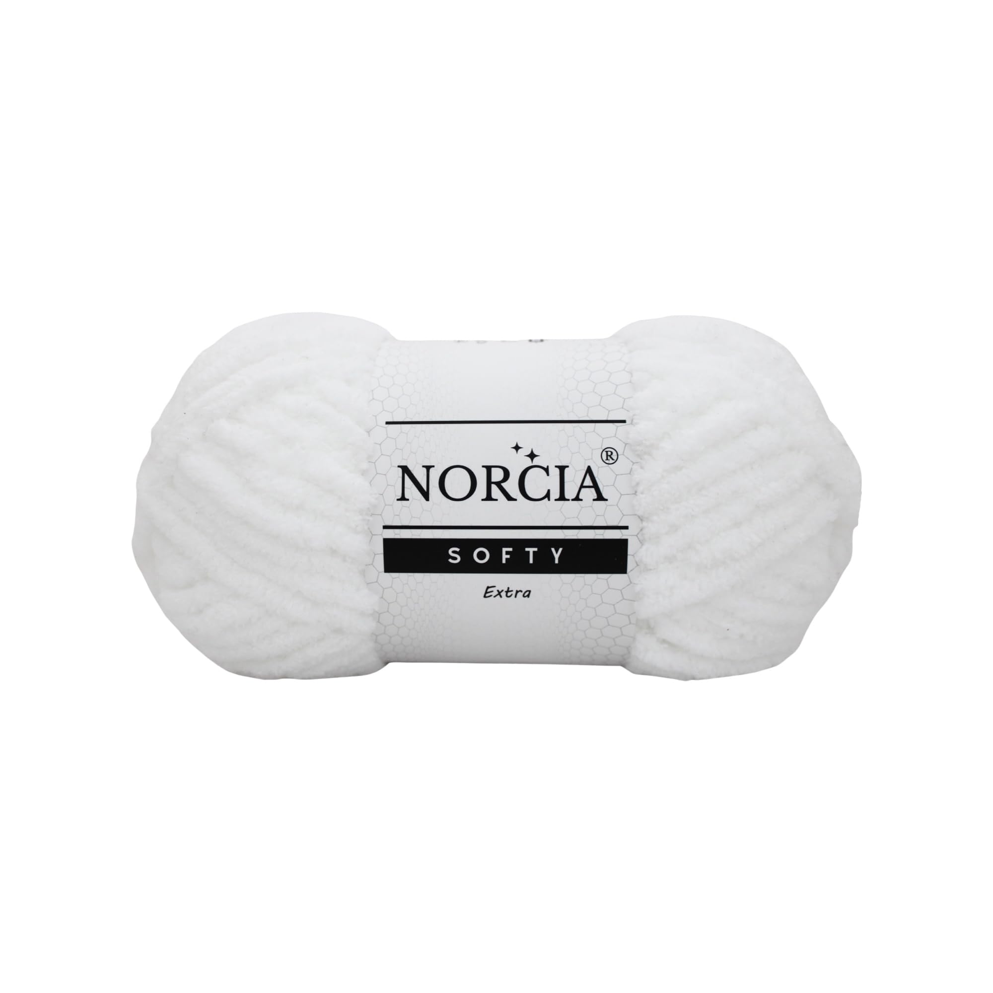 NORCIA Soft Chenille Yarn for Crocheting & Knitting - Ultra Fluffy Plush Yarn (100g/76yds) - Perfect for Amigurumi, Baby Blankets, DIY Crafts & Home Decor Projects