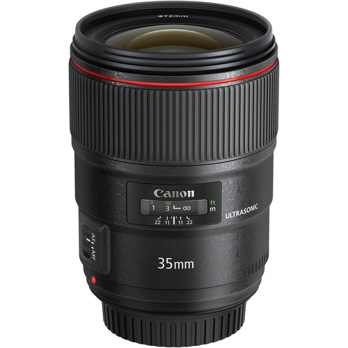 Canon EF 35mm F1.4L II USM Lens - Professional Wide-Aperture Prime Lens for DSLR Cameras (Open Box) | Perfect for Portrait, Wedding & Low-Light Photography