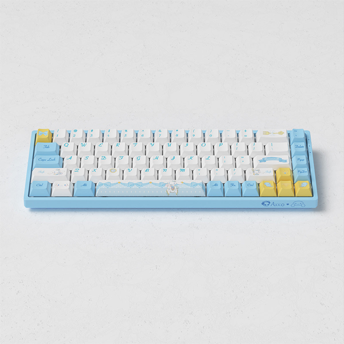 Akko 3068B Cinnamoroll Hot Swappable Wireless RGB Mechanical Keyboard with CS Jelly Pink Switches - Perfect for Gaming, Typing & Office Work