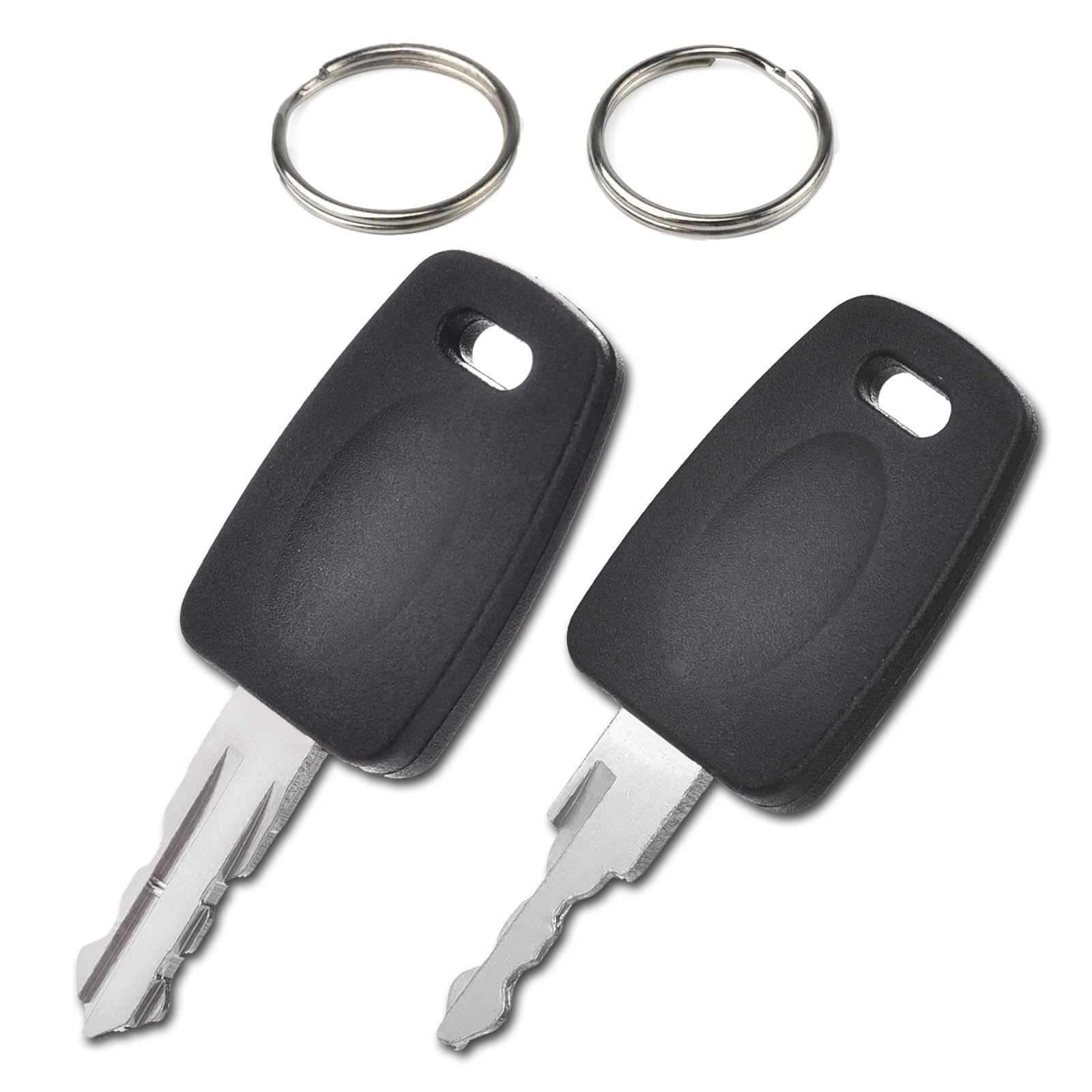 TSA007 & TSA002 Universal Luggage Lock Keys Set with 2 Key Rings - Master Key for Forgotten TSA Lock Combinations - Travel Security Solution for Suitcases, Backpacks & Carry-On Bags