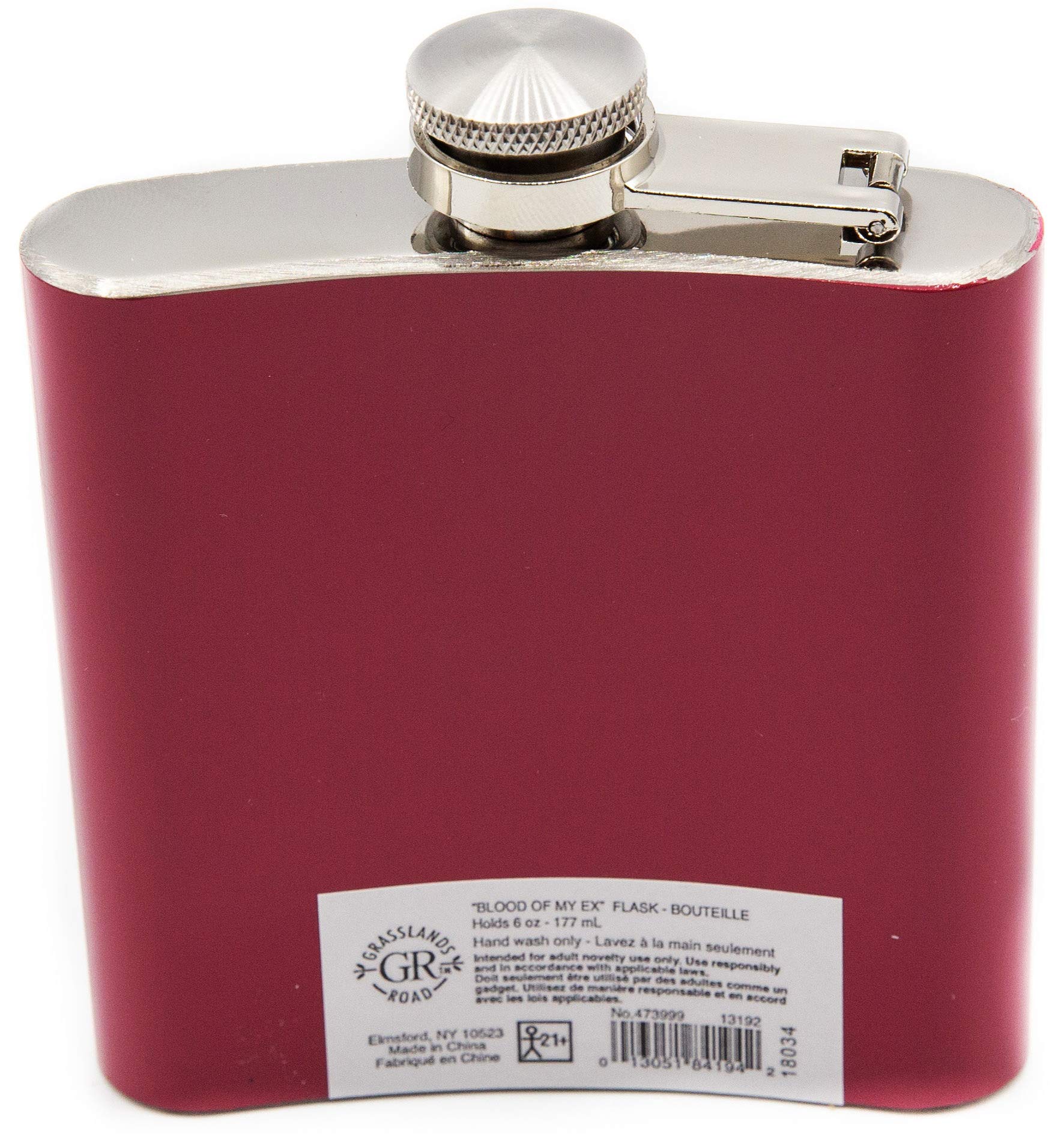 Blood of My Ex 6oz Stainless Steel Flask - Perfect for Parties & Gifts