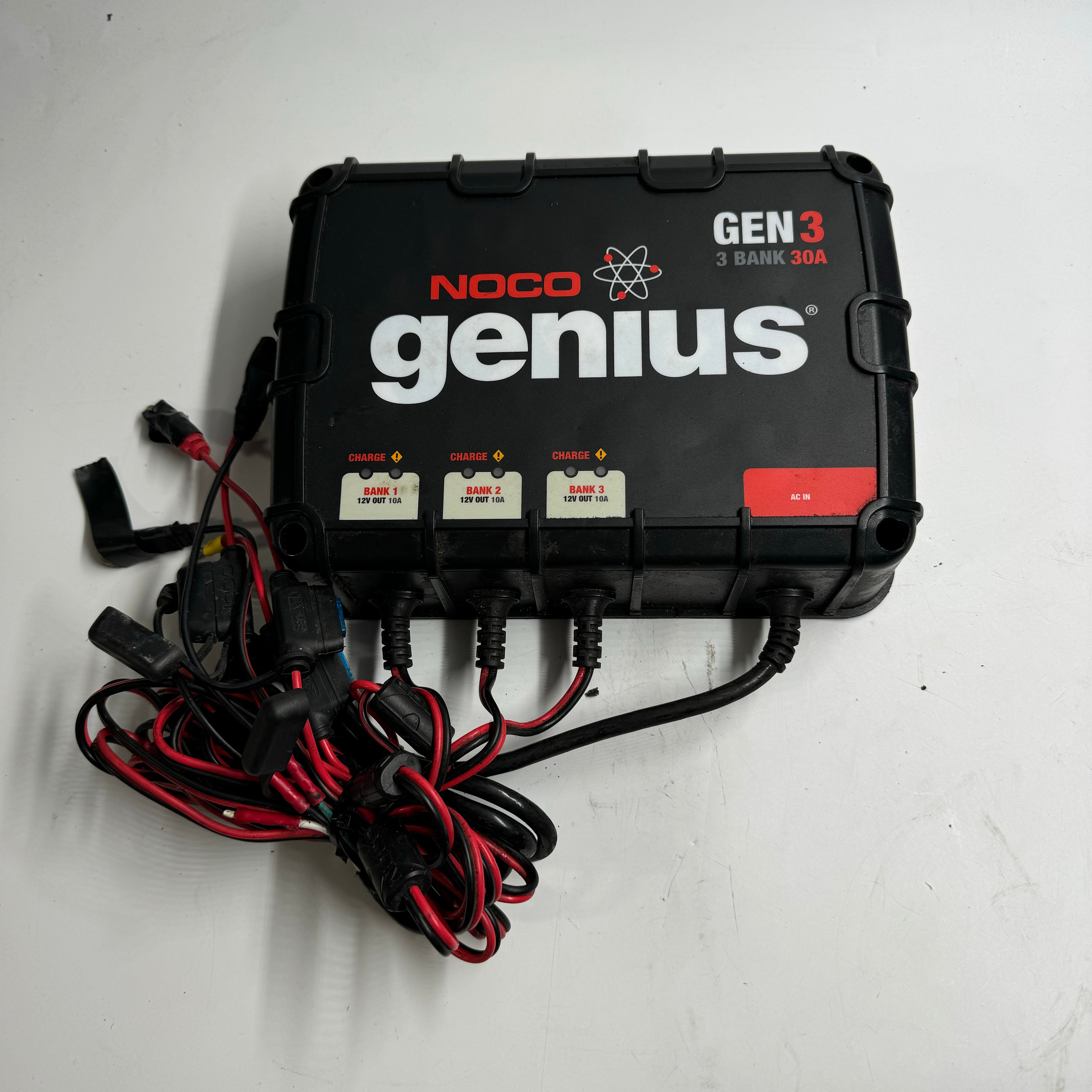 NOCO 3 Bank On-Board Marine Battery Charger 30A - Perfect for Boats, RVs & Off-Grid Power Systems