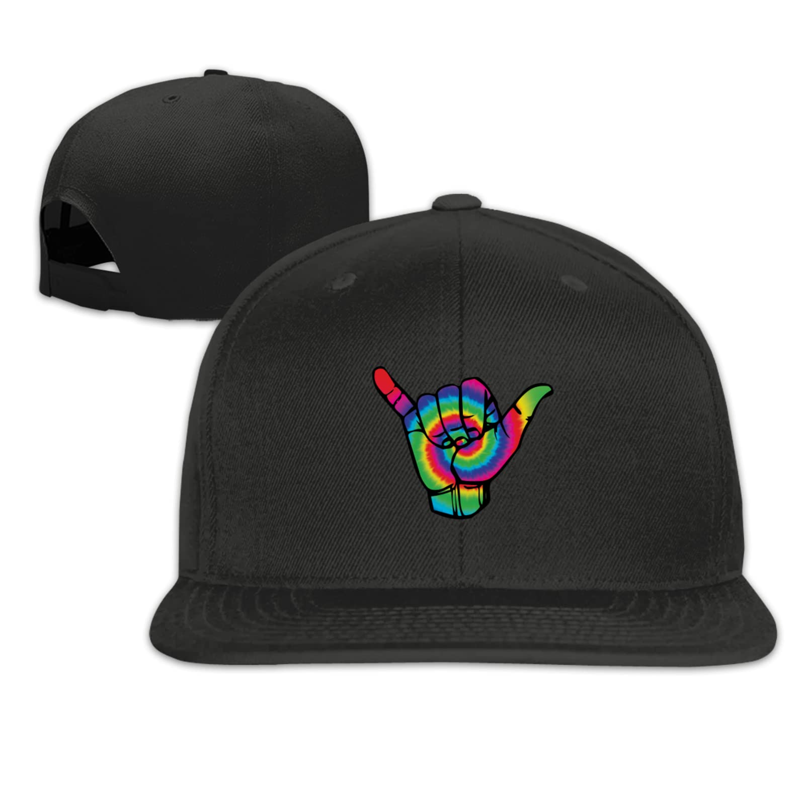 Men's & Women's Adjustable Baseball Cap - Abstract Cat Design Flat Brim Trucker Hat for Casual Wear | Perfect for Outdoor Activities, Sports, and Daily Fashion