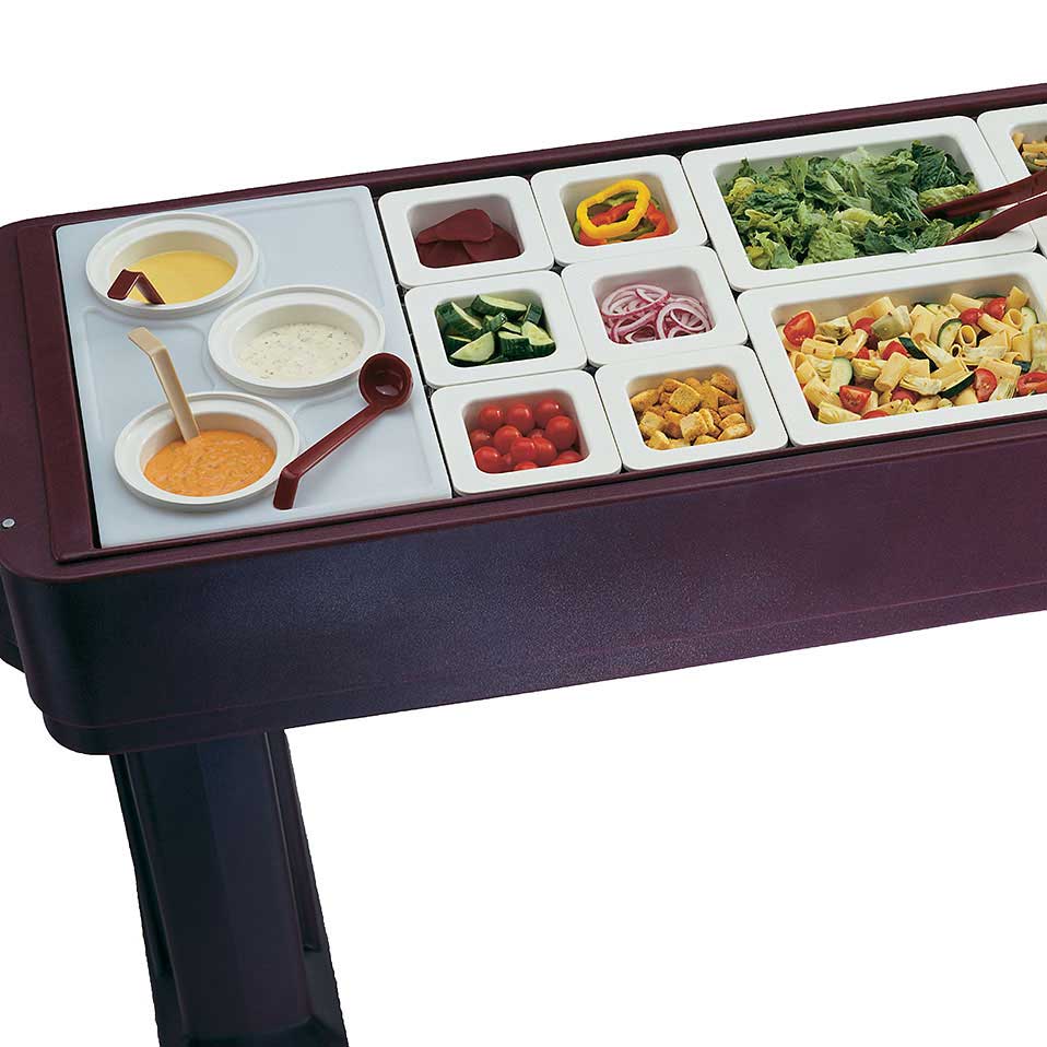 Cambro 66CF148 1/6 Size White ColdFest Food Pan - Durable NSF Commercial Food Storage Container for Restaurants, Catering & Buffets - Perfect for Chilling Salads, Desserts & Deli Items